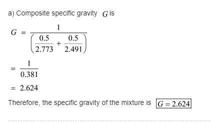 Laboratory specific gravity and absorption tests are run on two coarse aggregate sizes-example-2