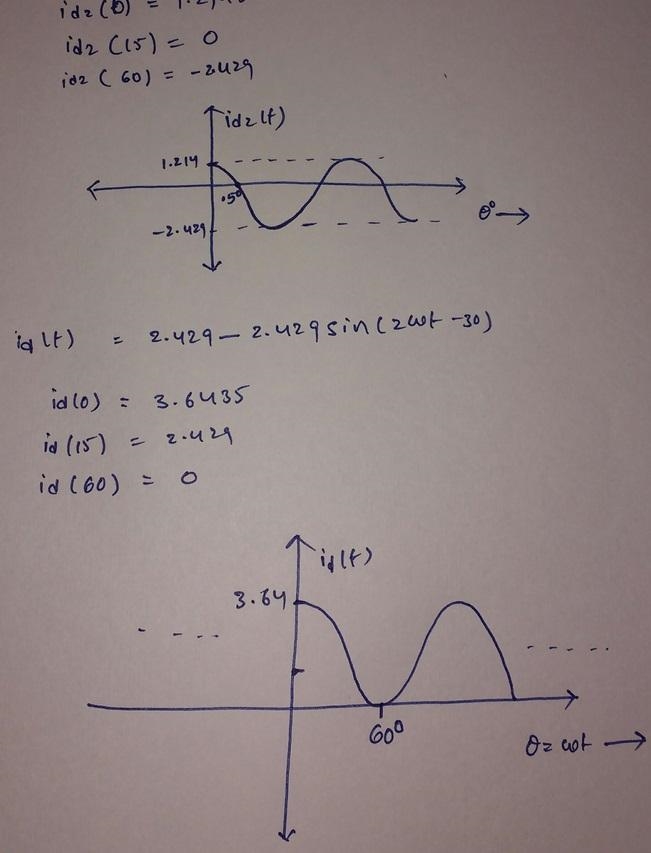 In a 1-phase UPS, Vd = 350 V, vo(t) = 170 sin(2π * 60t) V, and io(t) = 10 sin(2π * 60t-example-3