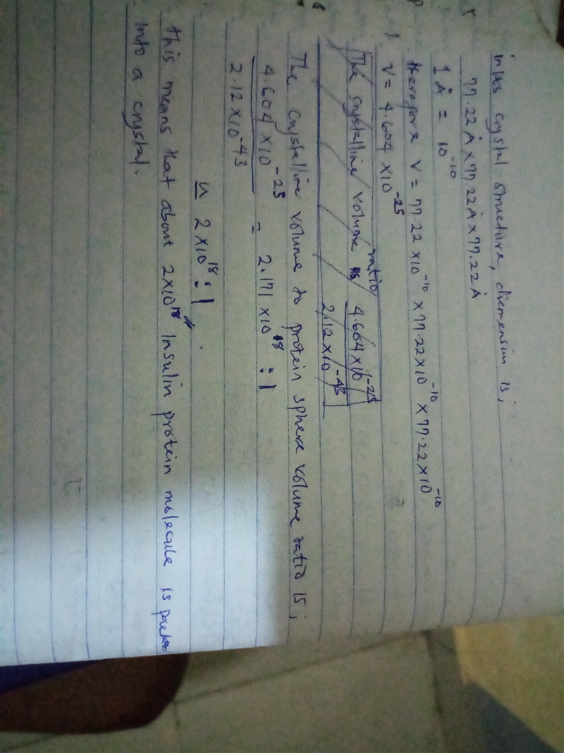 The diffusivity of human insulin is 77 µm2 /s in water at 37◦ C. Assuming the protein-example-2