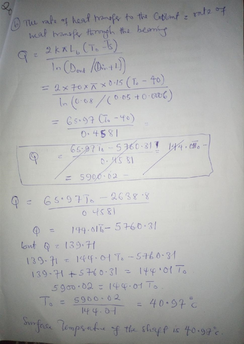 A 5-cm-diameter shaft rotates at 4500 rpm in a 15-cmlong, 8-cm-outer-diameter cast-example-2