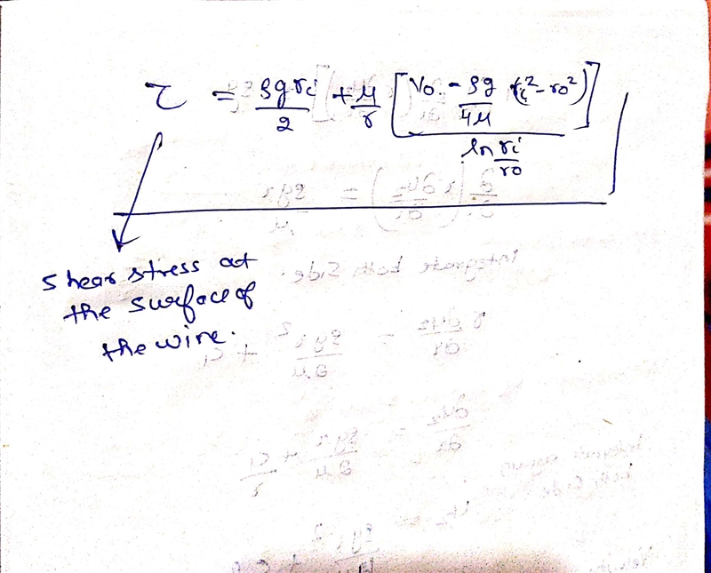 Consider a dip-coating process where a very long (assume infinitely long) wire(solid-example-5