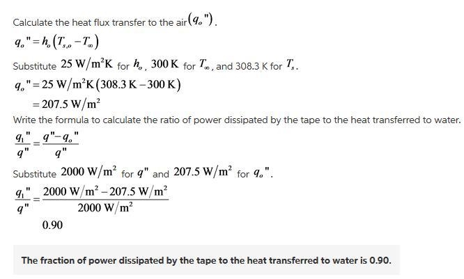 Water at 290K and .2 kg/s flows through a Teflon tube (k=.35W/m * K) of inner and-example-4