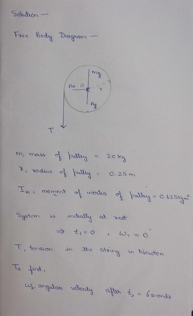 To be able to solve problems involving force, moment, velocity, and time by applying-example-1