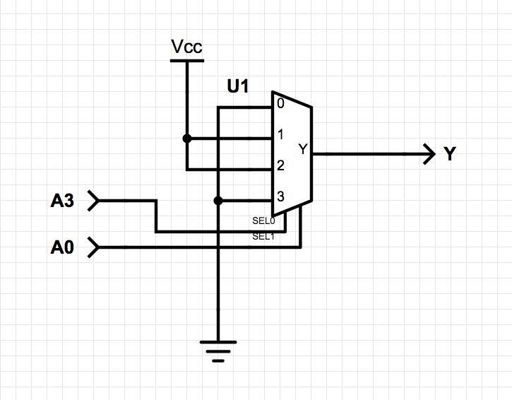 Design a circuit that will tell whether a given month has 31 days in it. The month-example-2