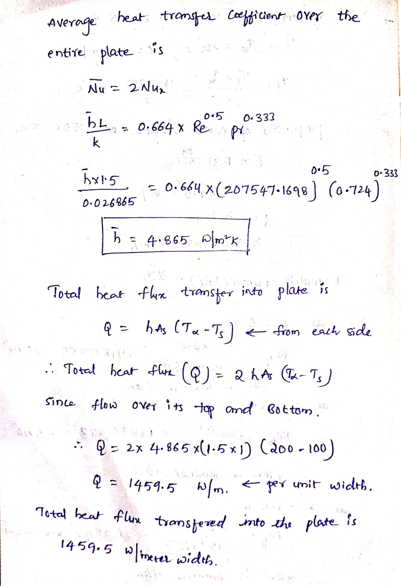 Consider an isothermal flat plate placed in a horizontal flow field. The plate is-example-3