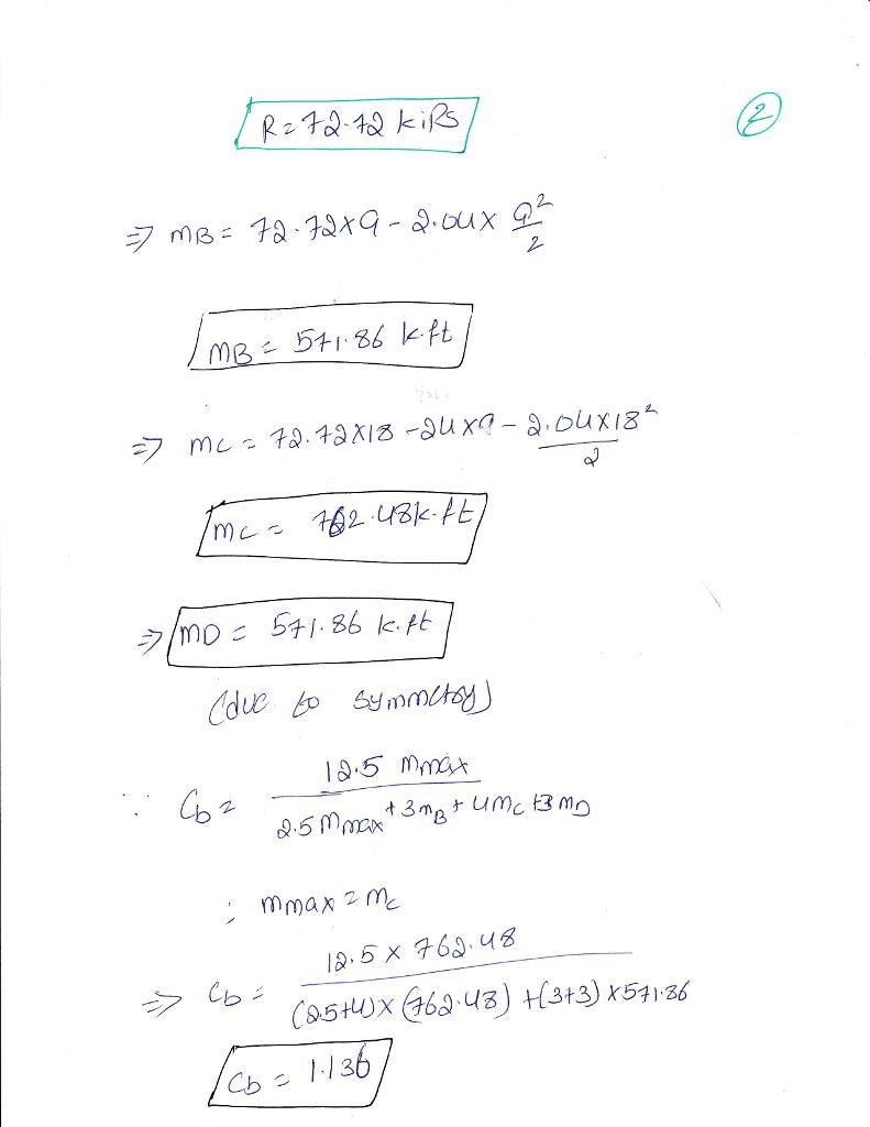 A girder that carries a uniformly distributed dead load of 1.7 k/ft plus its self-example-2