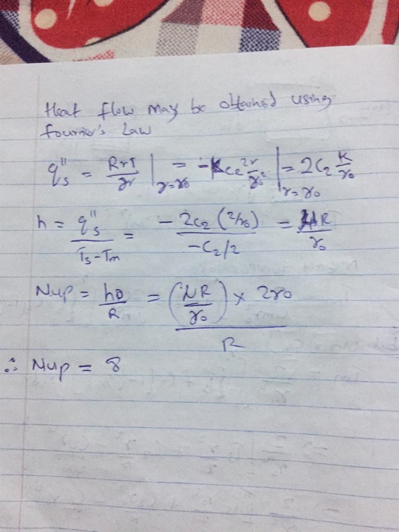 For flow of a liquid metal through a circular tube, the velocity and temperature profiles-example-2