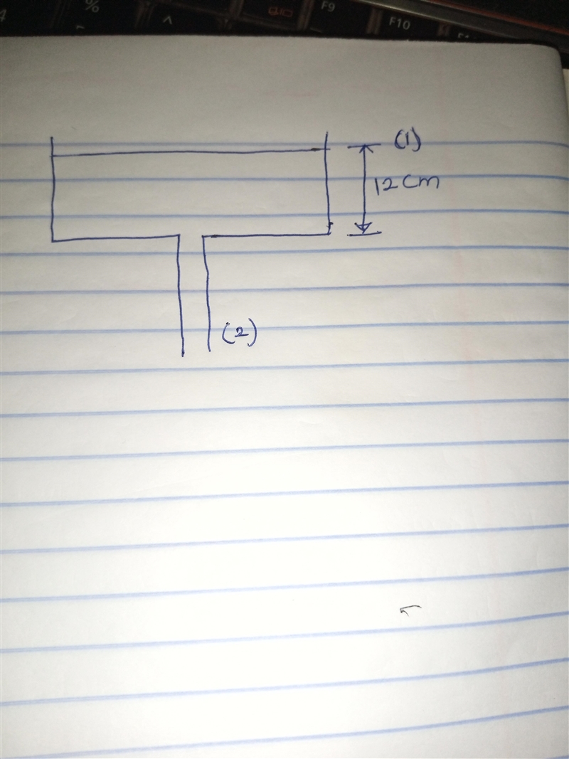 To determine the viscosity of a liquid of specific gravity 0.95, you fill to a depth-example-1