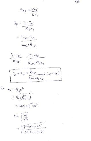 A rod of diameter D = 25 m and thermal conductivity of 60 W/m·K protrudes from a furnace-example-2