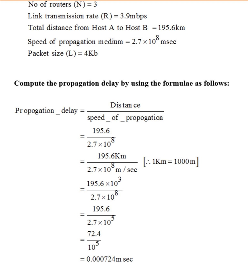 Suppose there are 3 routers in sequence between Host A and Host B, all of which use-example-1