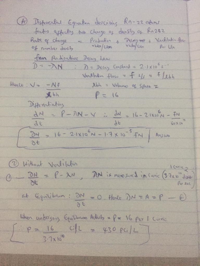 Problem 3. Consider an enclosed area inside a uranium mine with dimensions of 5 × 4× 3 m-example-1