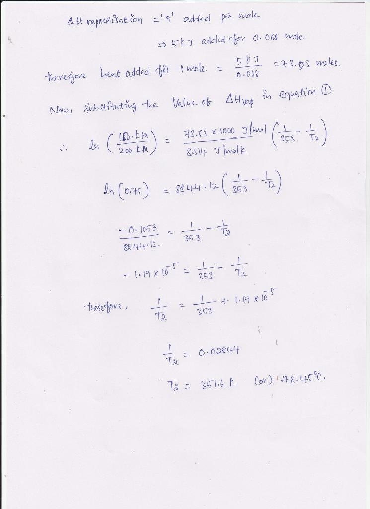 4 grams of a saturated liquid are converted to a saturated vapor by being heated in-example-1