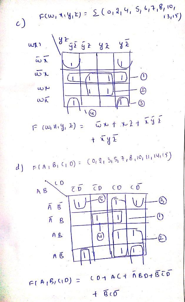 Convert each of the following forms into the other canonical form (i.e., sum of minterms-example-3