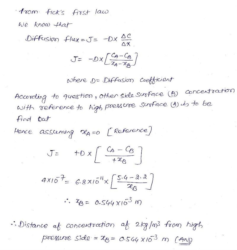 A sheet of steel 4.4 mm thick has nitrogen atmospheres on both sides at 1200°C and-example-2