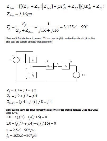 A power system has the following sequence network Thévenin equivalent reactances at-example-2