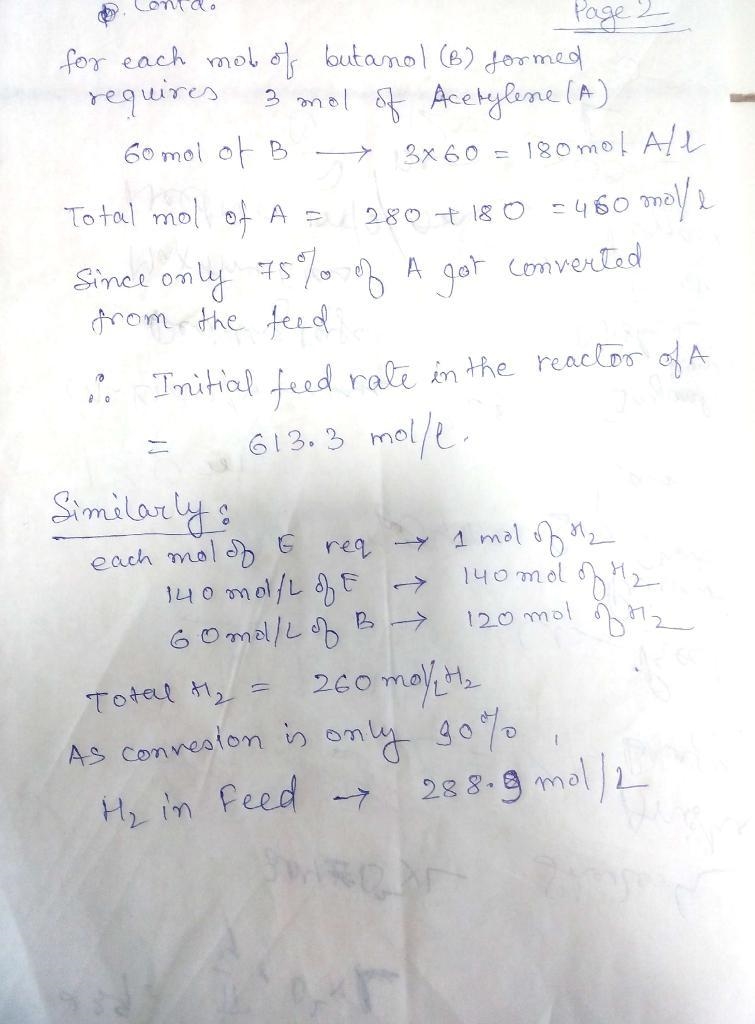 Acetylene (C2H2), a gas used for welding, is converted into ethanol (C2H6O) and butanol-example-2