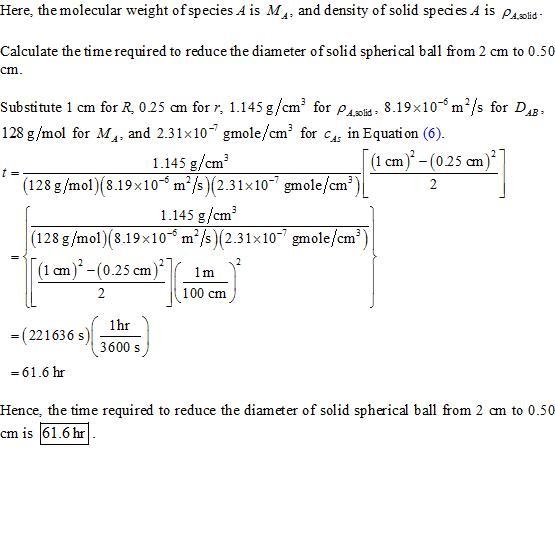 A spherical ball of solid, nonporous naphthalene, a "moth ball," is suspended-example-3