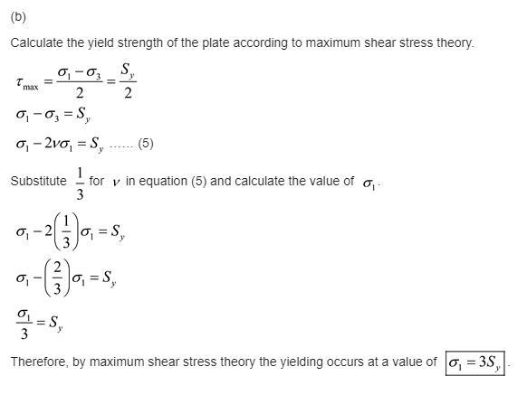 Use the results of Prob. 5–82 for plane strain near the tip with u 5 0 and n 5 13. If-example-3