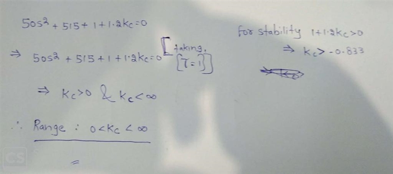 You are using a proportional control Gc = Kc for a feedback control of a process with-example-2