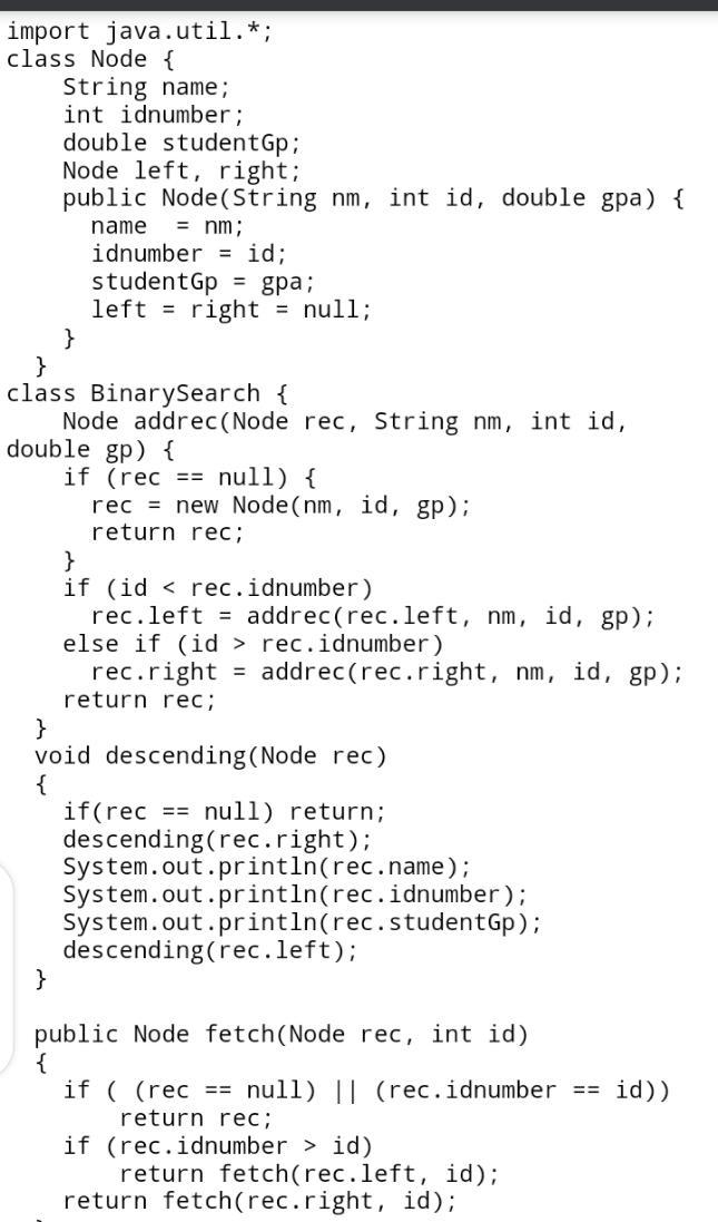 Create a program that keeps track of student information at a college. The student-example-4