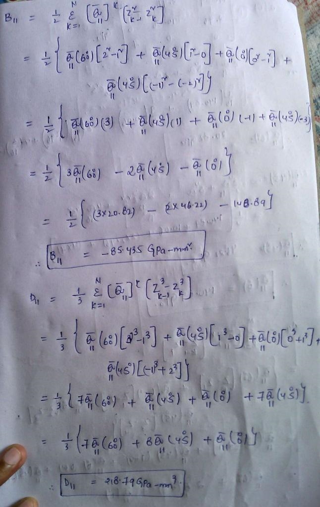 A laminate [60/45/0/45] is prepared using AS/3501 graphite-epoxy lamina. The material-example-2