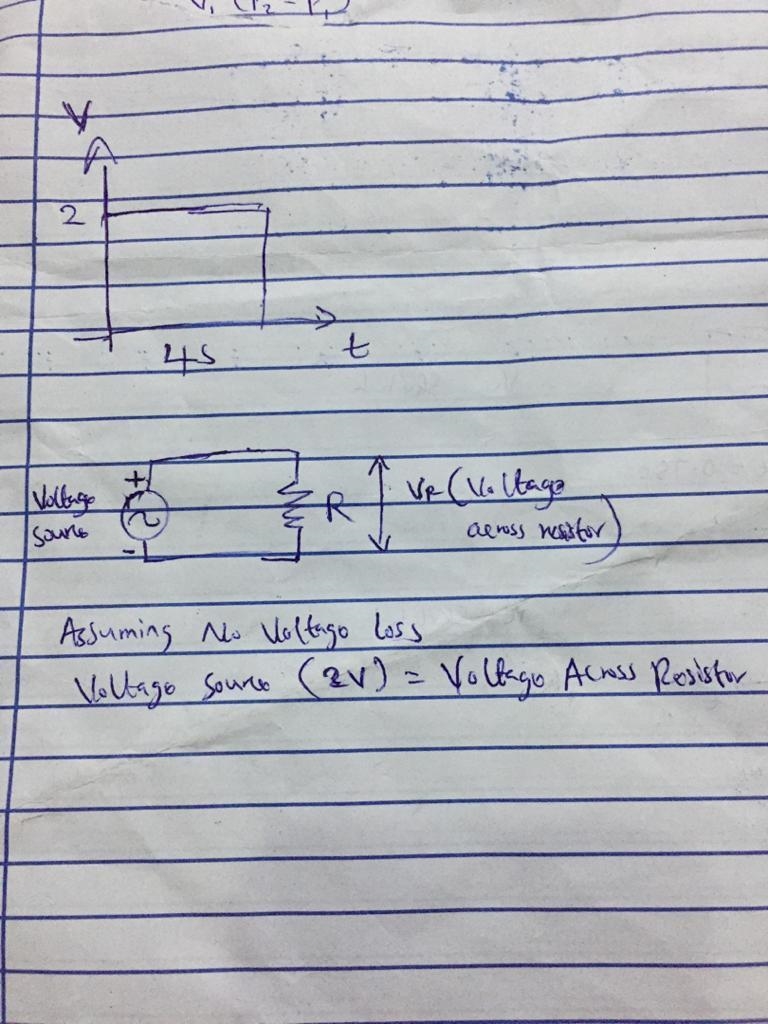 The system is stimulated, via the voltage source, with a pulse of height 2 and width-example-1