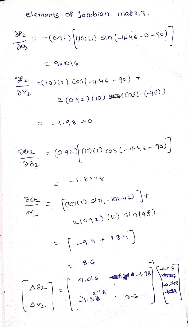 A generator bus (with a 1.0 p.u. voltage) supplies a 200 MW, 80 Mvar load through-example-5