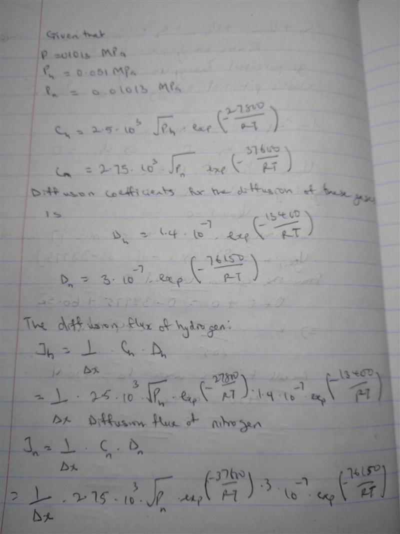 It is desired to enrich the partial pressure of hydrogen in a hydrogen–nitrogen gas-example-1