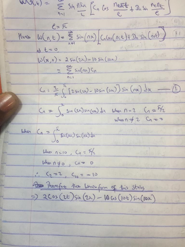 Consider the string length equal to 7. This string is distorted by a function f (x-example-1