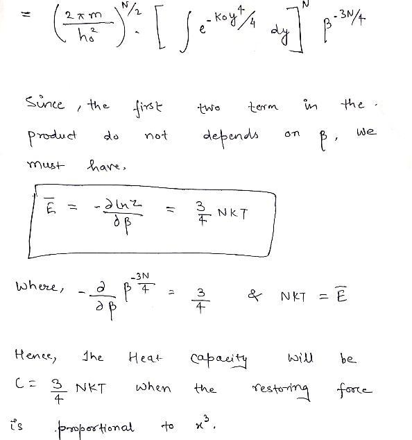 A system consists of N very weakly interacting particles at a temperature T sufficiently-example-4