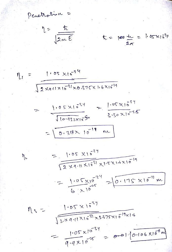 Infinite and finite potential energy well First consider an infinite one dimensional-example-3