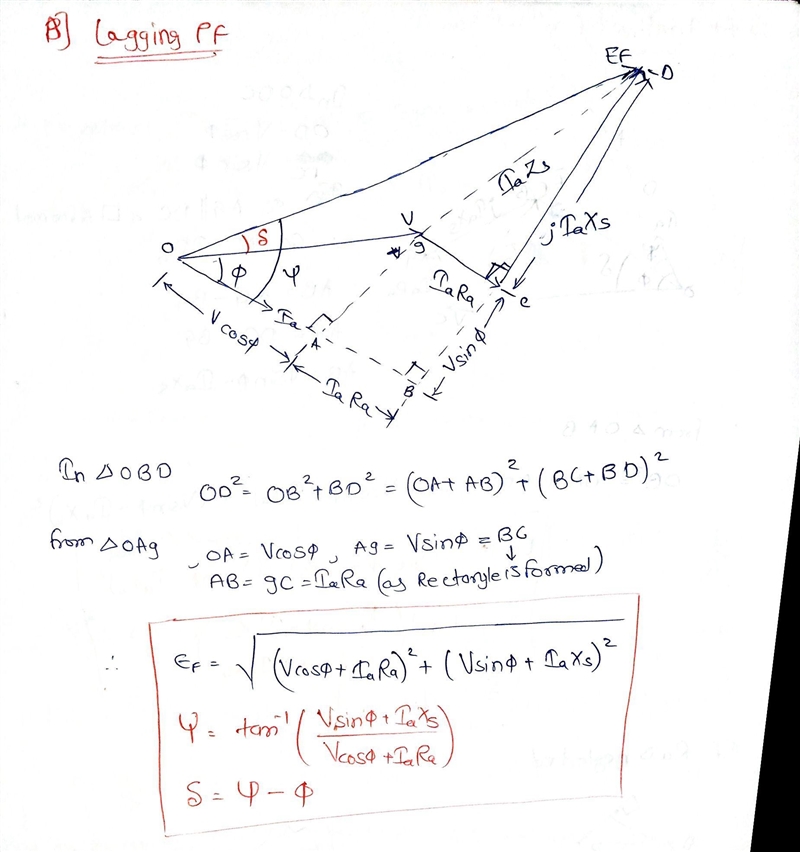 A three-phase, 60 Hz, synchronous wound rotor machine acting as generator is observed-example-2