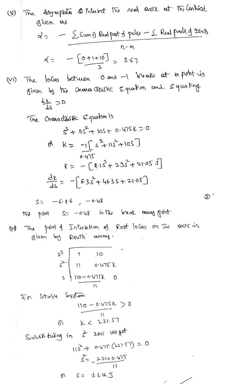 For the uncompensated system found in problem 3.(a) Design a PD compensator,Gc(s) =KP-example-2