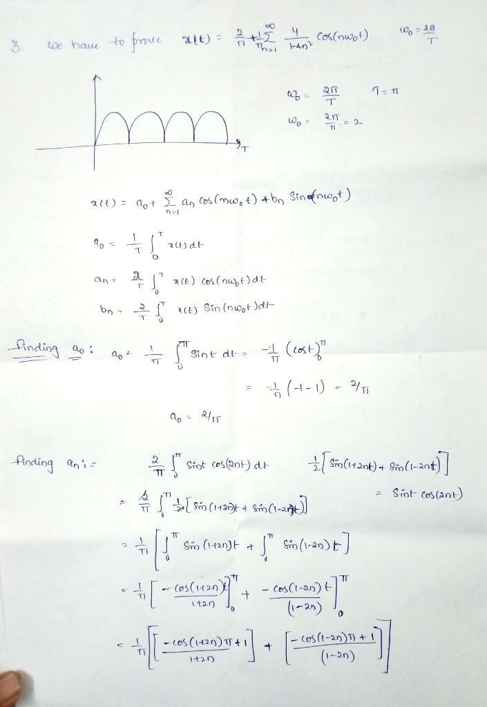 Derive the following formula for the complex Fourier Series representation of a full-example-2