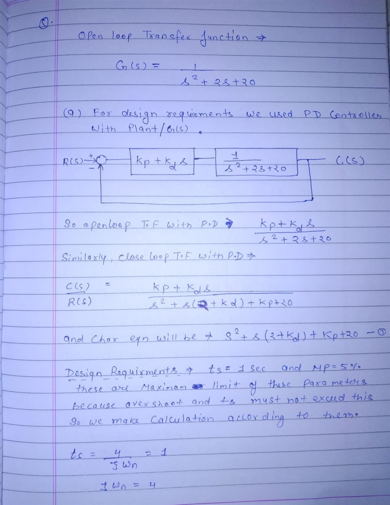 A mechanical system has an open-loop transfer function below: GG(ss) = 1 ss2 + 2ss-example-3