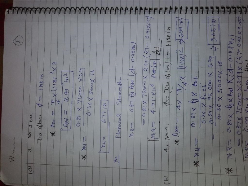 A rectangular concrete beam has dimensions b=16 in. and h=30 in. The location of the-example-3