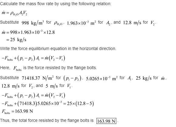 For the pipe-fl ow-reducing section of Fig. P3.54, D 1 5 8 cm, D 2 5 5 cm, and p 2 5 1 atm-example-2