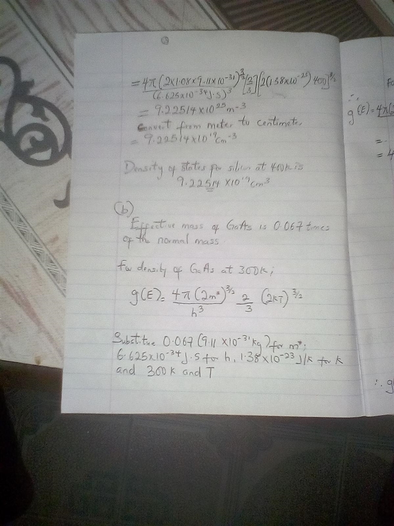 (a) Determine the total number (#/cm³ ) of energy states in silicon between Ec and-example-2