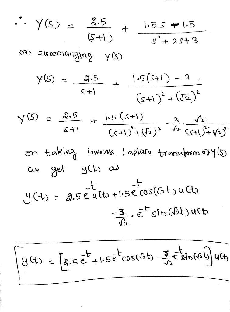 5. Consider the LTI system defined by the differential equation (a) Draw the pole-example-5