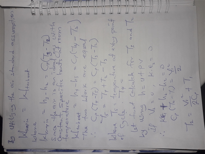 A turbojet aircraft flies with a velocity of 800 ft/s at an altitude where the air-example-2