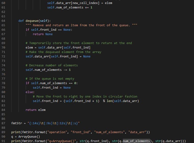 Question 1 (20 points): a. Consider the "circular" array implementation-example-3