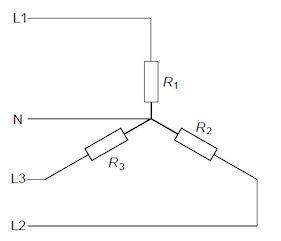 The symmetrical load below is connected to a three-phase network. A line current of-example-1