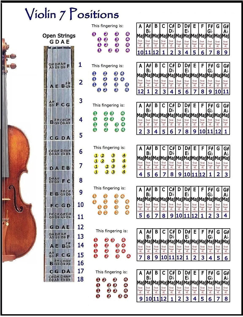 HELP! What are the 10 violin positions including 11 position?-example-1