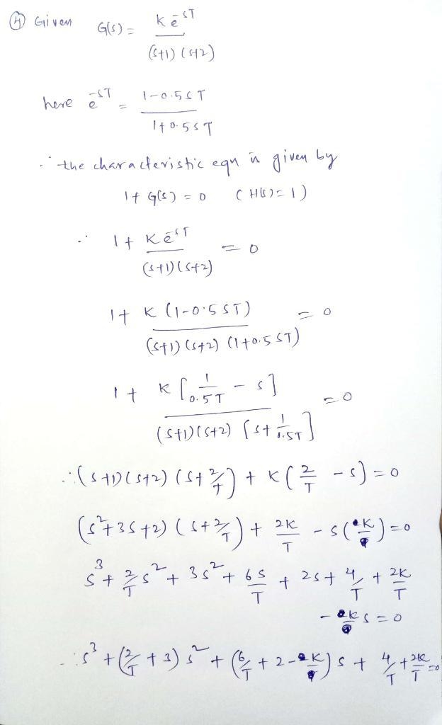 GG(ss) = 1 ss2 + 3 We want to design a feedback control system in a unity feedback-example-1