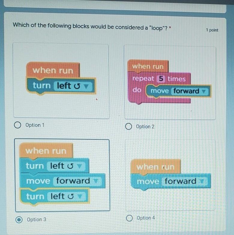 Which of the following blocks would be considered a "loop"? * 1 point when-example-1