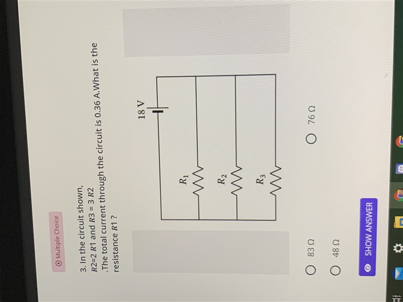 Does anyone know how to find the missing resistor value only with the ratios? Total-example-1