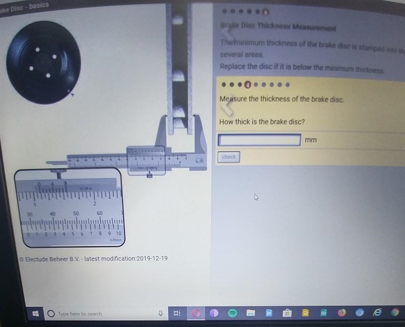 How thick is this brake disc?​-example-1