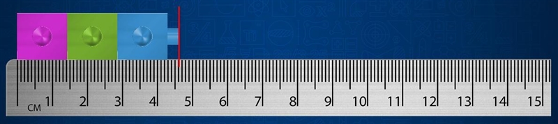 Use the image below to measure the blocks. Enter your measurement in centimeters accurate-example-1