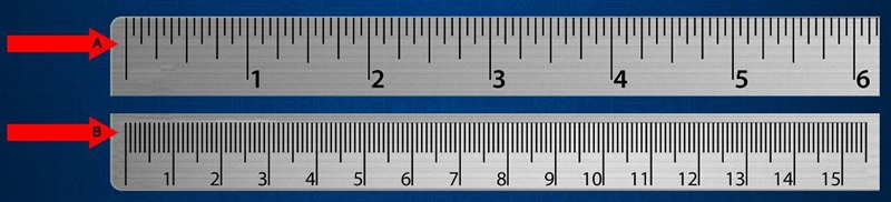 Which of the rules below display SI (metric) measurements? A B-example-1