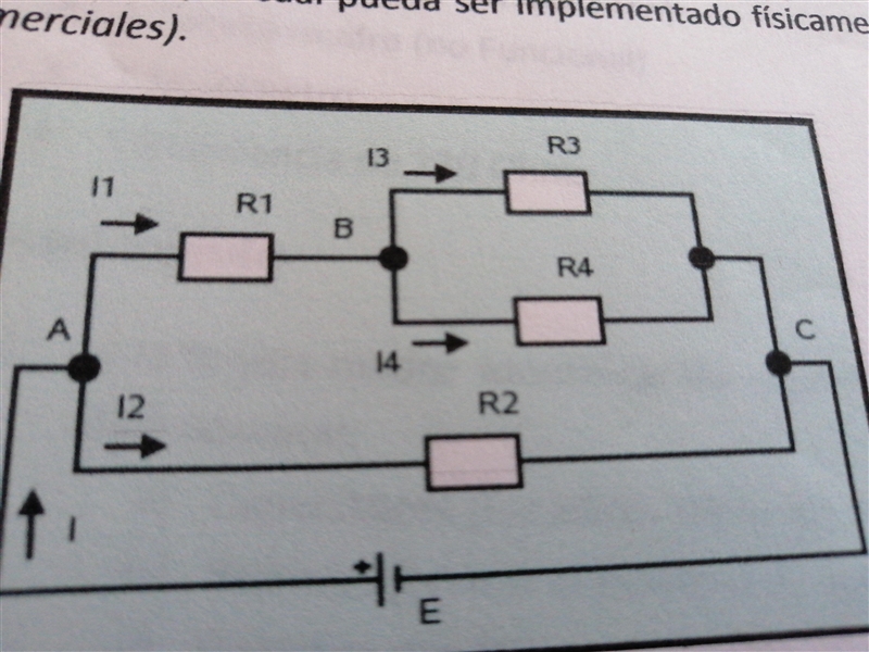 I need to solve this circuit by Ohm's law, how do I do it? URGENT r1= 15kohms, r2=18kohms-example-1